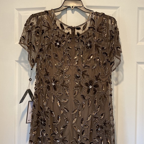 Adrianna Papell beaded gown 22W NWT - Picture 10 of 14